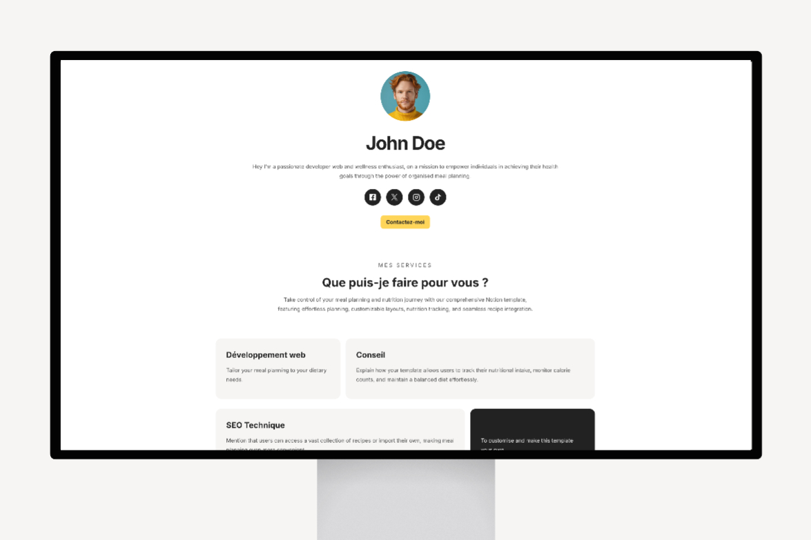 site internet freelance